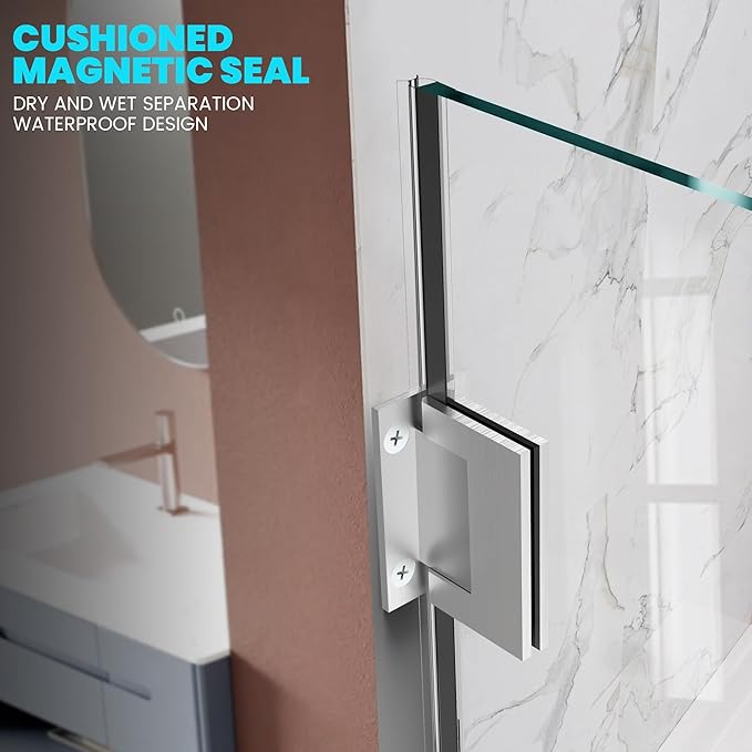 Bathroom Hinged Shower Door