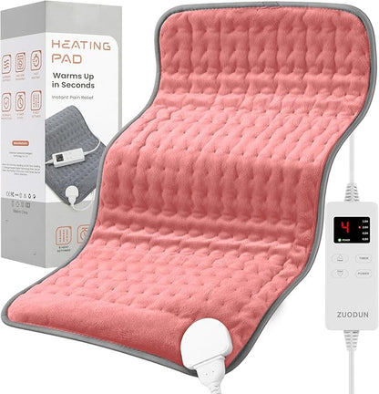 Portable Heating Pad for Back Pain, Travel Electric Heat Pad