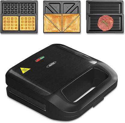 Sunvivi Sandwich Maker Panini Press: Waffle Maker