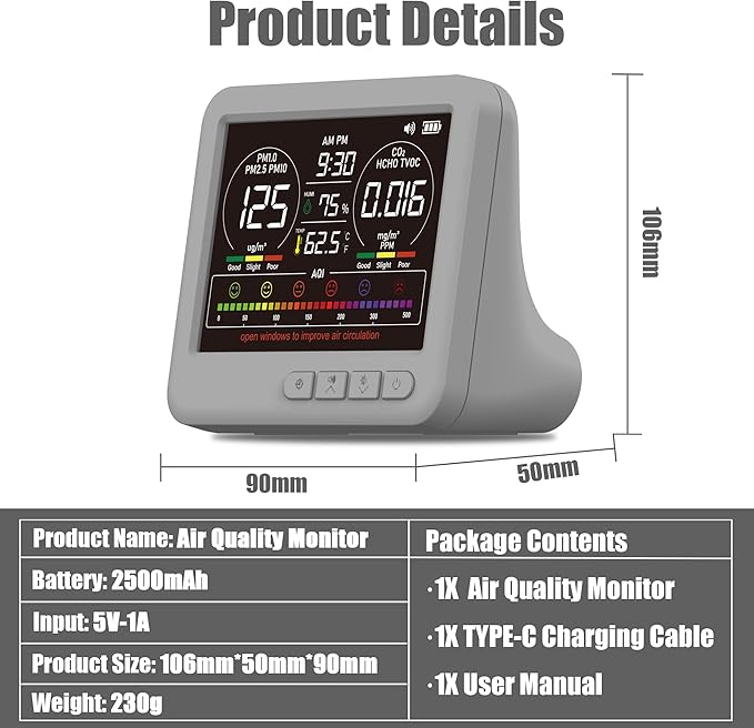 Professional Indoor Air Quality Monitor