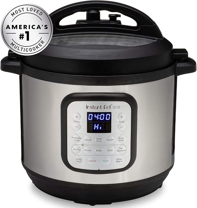 Instant Pot Duo Crisp 11-in-1 Air Fryer and Electric Pressure Cooker Combo