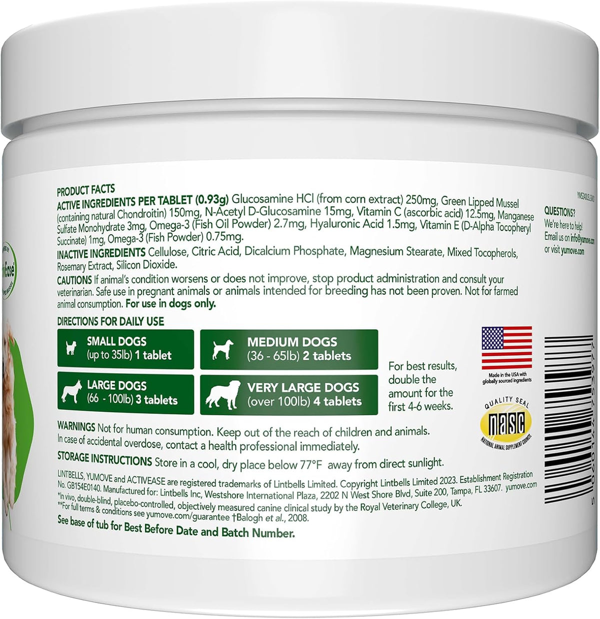 Yumove Hip & Joint Supplement for Dogs. Everyday comfort that fits naturally into your space.