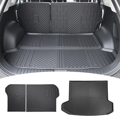 Cargo Liners for 2023-2026 Kia Sportage with Subwoofer, Trunk Mat with Seat Back Cover Accessories All Weather Rear Cargo Mat Backrest Protector(Only for SX X-Pro Models)