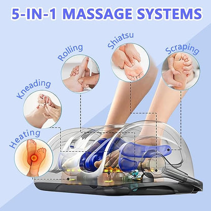 Foot Massager with Heat, Shiatsu Foot Massager
