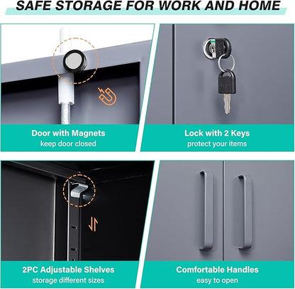 SISESOL Metal Storage Cabinet
