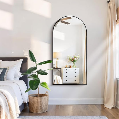 CIRCUMI Arched Wall Mirror, Metal Frame, Large Size