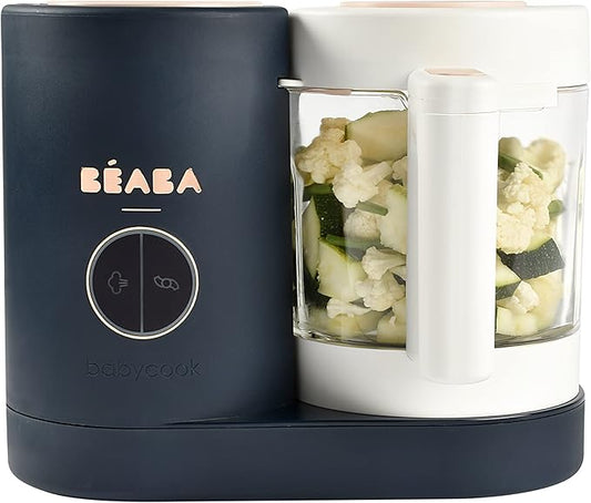 BEABA Babycook Neo Baby Food Maker | Non-Toxic Glass & Stainless Steel |