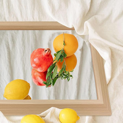 Amorho Bathroom Mirror, Hang Horizontally/Vertically, Suitable