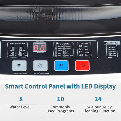 ROVSUN 1.5CuFt Portable Clothes Dryer and 17.6LBS Full-Automatic Washing