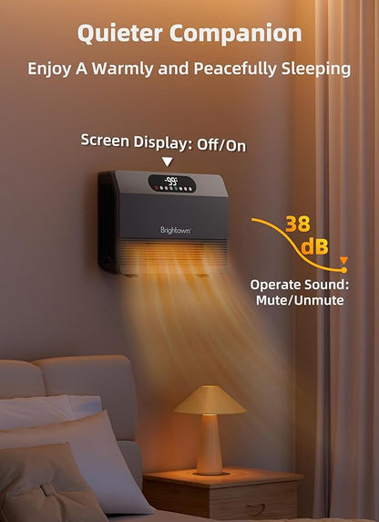 Brightown Smart Wall Heater, Electric Space Heater