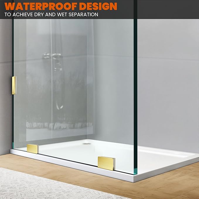 Bathroom Shower Glass Door 36 * 78"