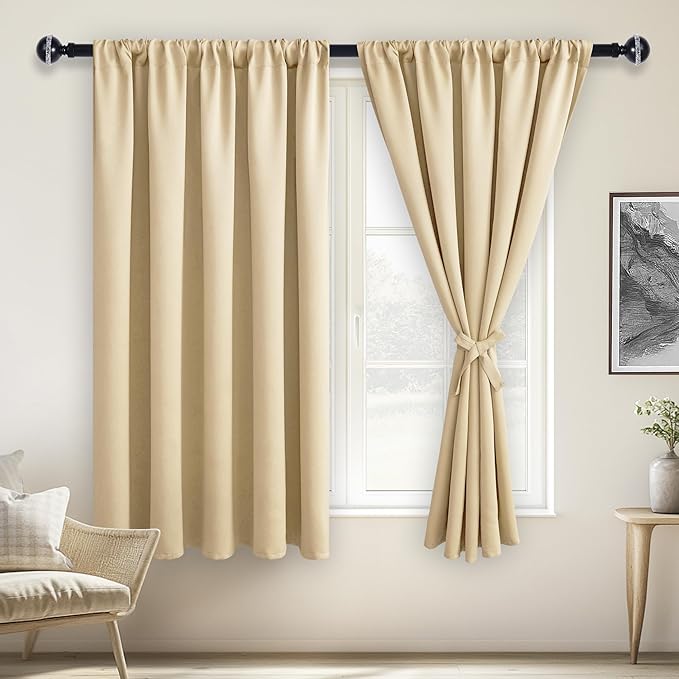 JIUZHEN Blackout Curtains for Bedroom
