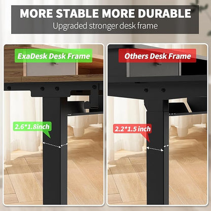 48 * 30 Inches Electric Standing Widened Desk Adjustable Height