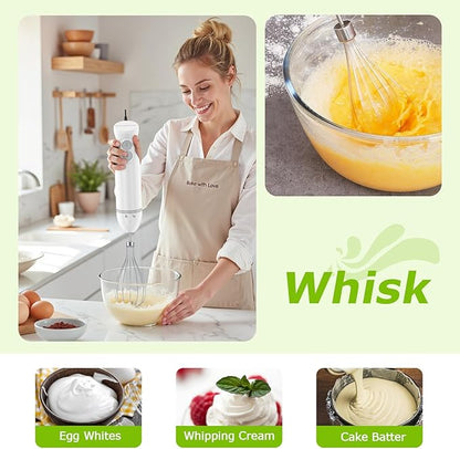Bonsenkitchen Hand Blender, Immersion Blender