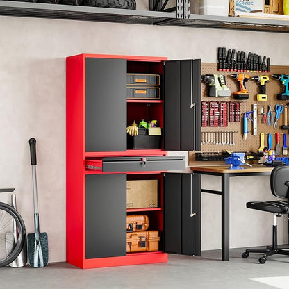 Yizosh Metal Garage Storage Cabinet