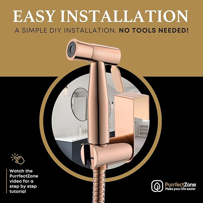 Purrfectzone Bidet Sprayer for Toilet, Bidet Sprayer for Feminine Wash