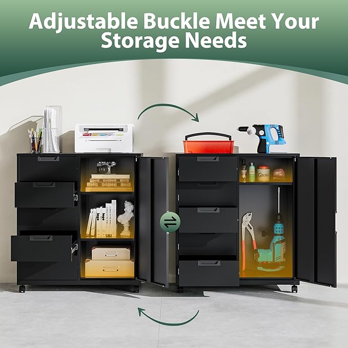 MIIIKO 5 Drawer Storage Cabinet