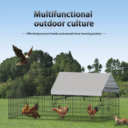 Pointed Wire Chicken Coop For Poultry Breeding