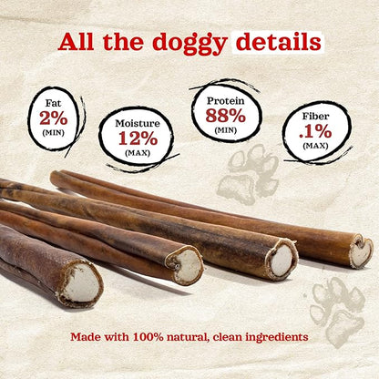 Natural Farm Chicken Stuffed Collagen Chews for Dogs (12 Inch, 12 Pack), Rawhide-Free Collagen Sticks, Odor-Free Natural Dog Chews, Long Lasting Treats for Small, Medium Dogs