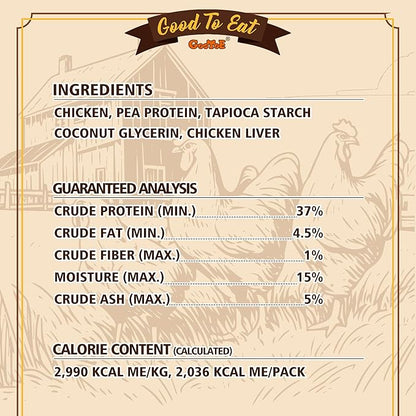 Gootoe Chicken Dog Treats – Chicken Sticks with Chicken Liver 1.5 lb – All Natural, Grain-Free, Low Fat, Premium Training Chews, Healthy & Easily Digestible