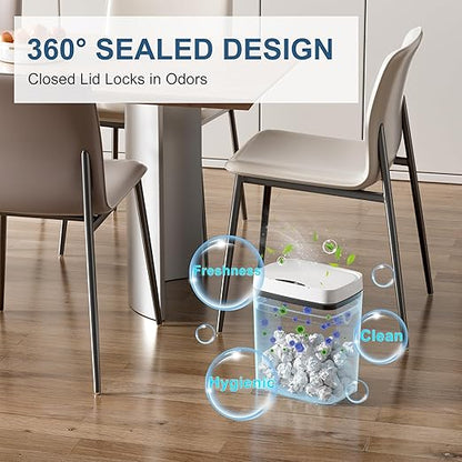 2 Pack 2.7 Gal Bathroom Trash Can