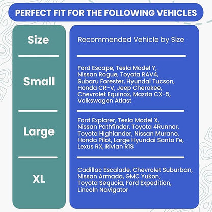 4Knines Split Cargo Liner for SUV – for Dogs & Pets, Heavy-Duty, Waterproof Trunk Mat & Cargo Cover – Fits 60/40 Split Bench & Armrest Pass-Through – Machine Washable, Non-Slip, Durable (Large, Camo)
