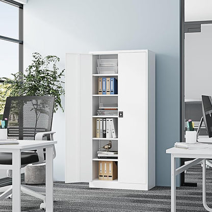 Metal Storage Cabinet-71” Tall Steel File Cabinets