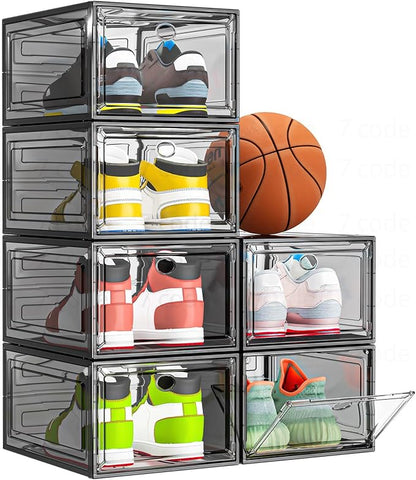 7 code Thicken & Sturdy Clear Shoe Storage Organizer