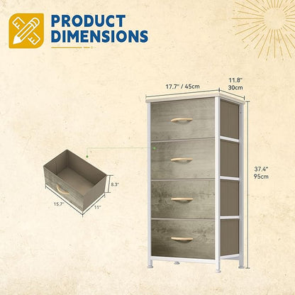 DWVO Dresser with 4 Drawers