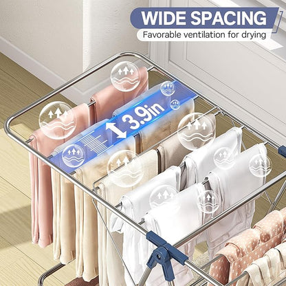 APEXCHASER Clothes Drying Rack