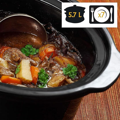 Crock-Pot SCCPVL600S Cook' N Carry 6-Quart Oval Manual Portable Slow Cooker