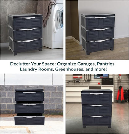 Sunnydaze 29.5" H 3-Tier Storage Cabinet
