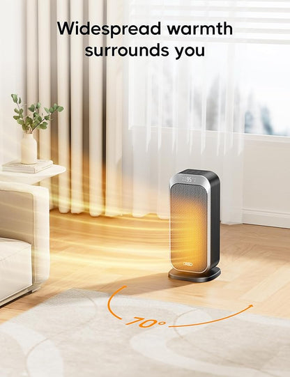 DREO Quiet Space Heater, 1500W Portable Heaters