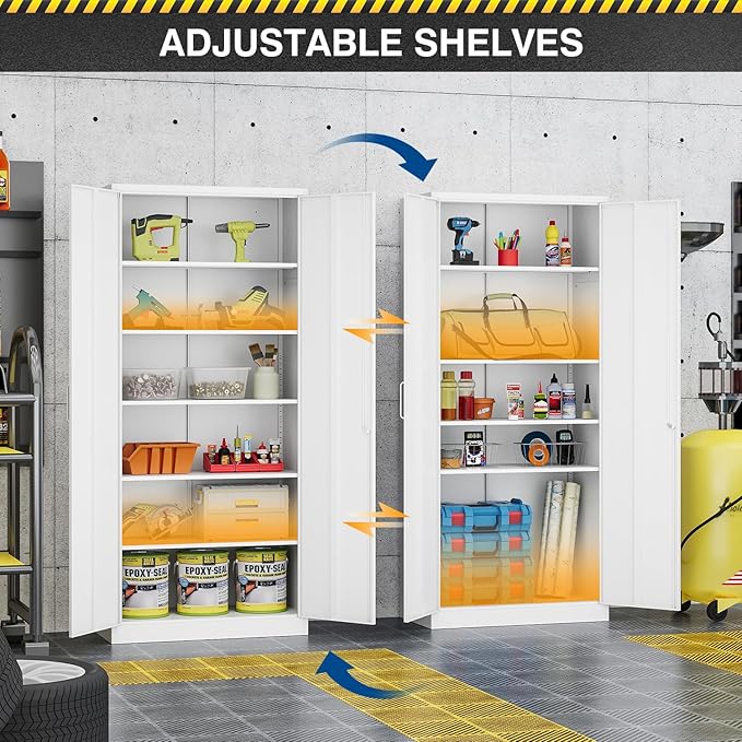 Metal Storage Cabinet-72” Tall Steel File Cabinets