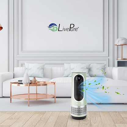 LivePure 3-in-1 LP520 Clean Heat Air Purifier & Electric Heater – Oscillating