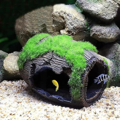 Fish Tank Accessories Decorations, Aquarium Hideout Cave for Betta, Fish Tank Ornament 3.5"