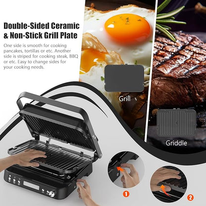 CATTLEMAN Panini Grill Press Sandwich Maker