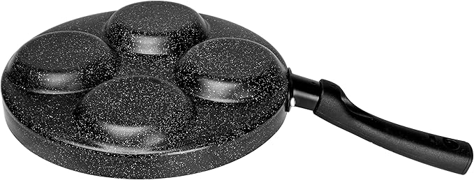 MyLifeUNIT Egg Frying Pan, 4-Cup Nonstick Fried Egg Pan, Aluminum Egg Cooker Pan