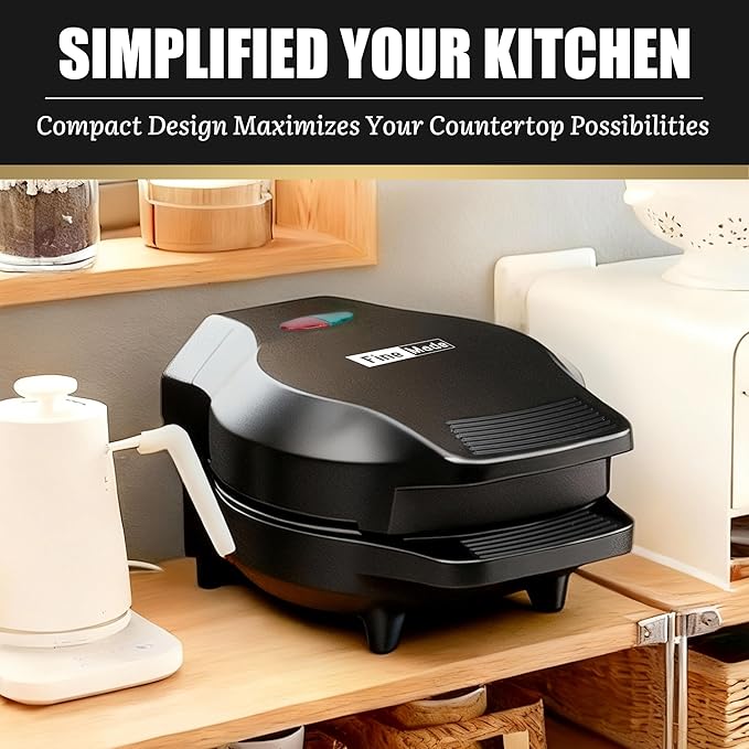 Mini Stuffed Pancakes Maker, Electric Ebleskiver Poffertjes Maker Pan, Danish