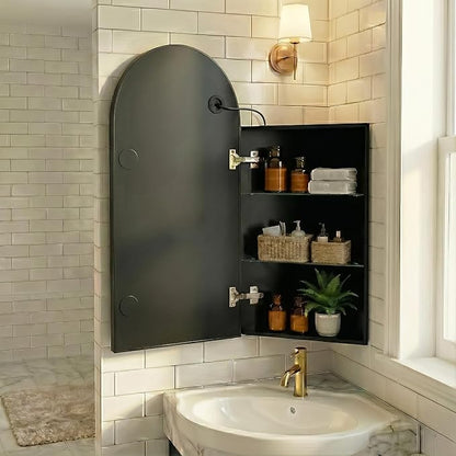 LED Corner Medicine Cabinet