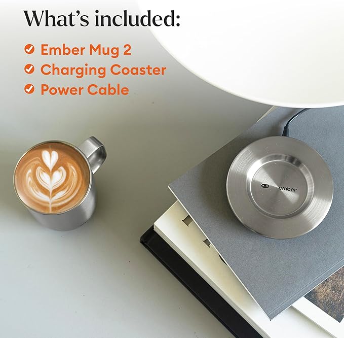 Ember Temperature Control Smart Mug 2, 10 Oz, App-Controlled Heated Coffee Mug