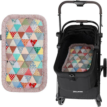 Beberoad Reversible Pet Stroller Mat - Double-Sided Cooling and Warming Mat, Washable Mat, Suitable for Cats and Medium-Sized Dogs, Use in All Seasons