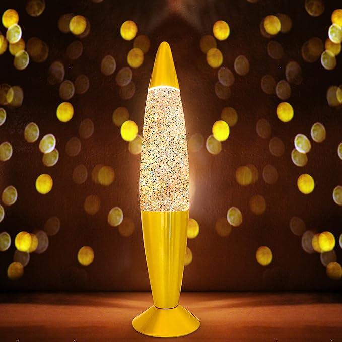 Jambo 16-Inch Rainbow Glitter Lamp I Beautiful Liquid Lamp I Entertaining for Adults and Kids I Perfect Holiday Gift
