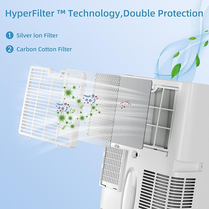 Portable Air Conditioners 12000 BTU, Remote Control AC