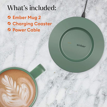 Ember Temperature Control 14oz Smart Mug 2, App-Controlled and Rechargeable