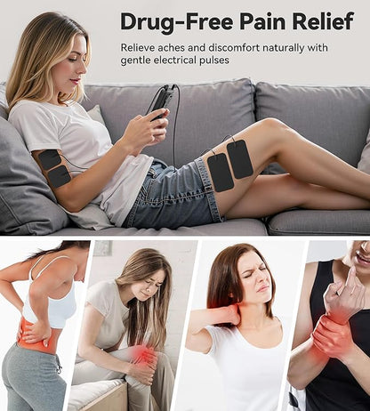 TENS Unit Muscle Stimulator for Pain Relief, 3-in-1 EMS TENS Machine