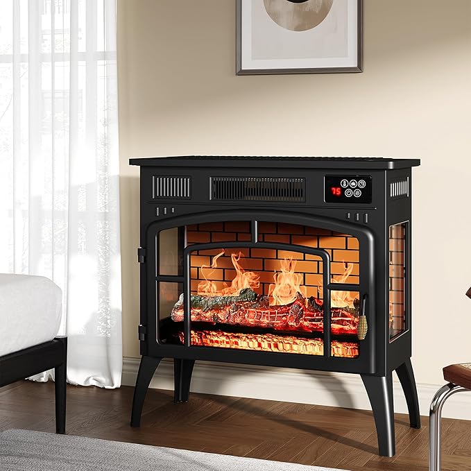 Royalcraft Electric Fireplace Heater, Freestanding Electric Fireplace Stove