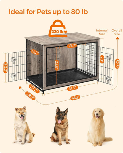 Feandrea Dog Crate Furniture. Everyday comfort that fits naturally into your space.