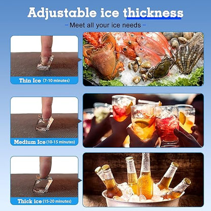 Commercial Ice Maker Machine 120lbs/24H