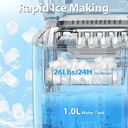 Antarctic Star Countertop Ice Maker，Portable Ice Makers